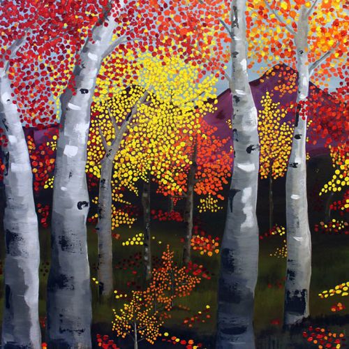 Purple Mountain Aspens